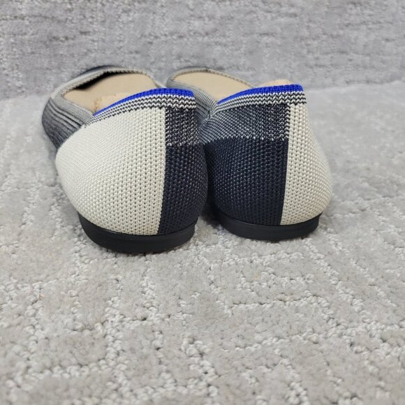 Rothy's The Flat Captoe Black Round Toe Shoes Women's Size US 6, 8 - Picture 5 of 12